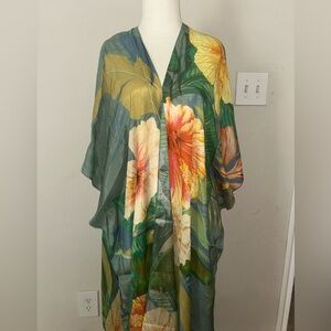 Powder Design delicate tropical cover up. New